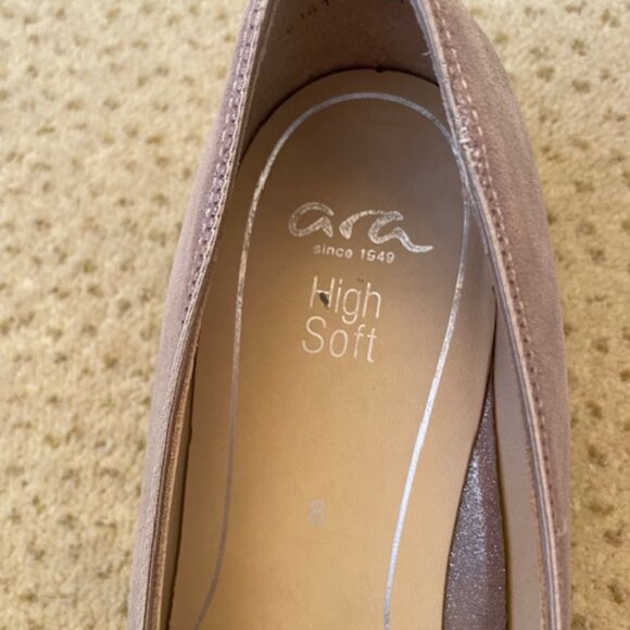 Suede Loafer Size 10 Ara Luftpolster - Picture 6 of 6